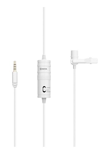 BOYA BY M1 Lavalier Microphone White