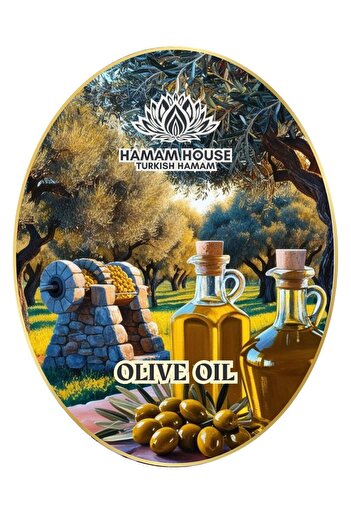 HAMAM HOUSE TURKISH HAMAM Natural Sponge Soap with Olive Oil Extract