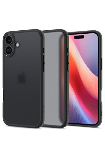Spigen Ultra Hybrid H57 Silicone Case for iPhone 16 - Frost Black