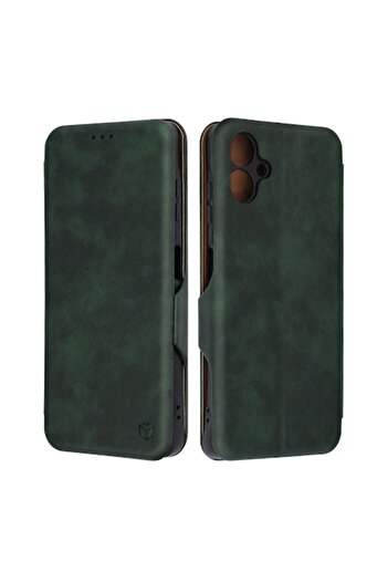 Tim High Protection Case for Samsung Galaxy A06, Timaconprotect, P35, Leather, Green Forest