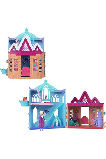 mattel Disney Frozen Winter Animal Fun Playset – Elsa Doll, 3 Animal Friends, 8 Accessories, Ages 3+