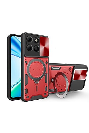 Tim High Protection Case for Honor X5b, Timaconsafe, H40, Hard Plastic, Elegant Ruby