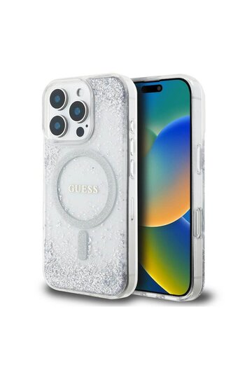 Guess High Protection Case for iPhone 16 Pro Max, Timaconprotect, Z75, Hard Plastic, Grey