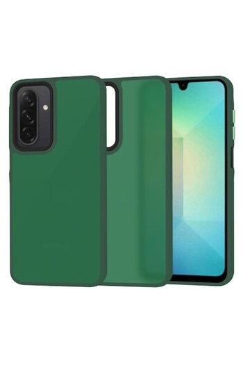 Tim High-Protection Case for Samsung Galaxy A26 5G, L56, Hard Plastic, Midnight Green Forest