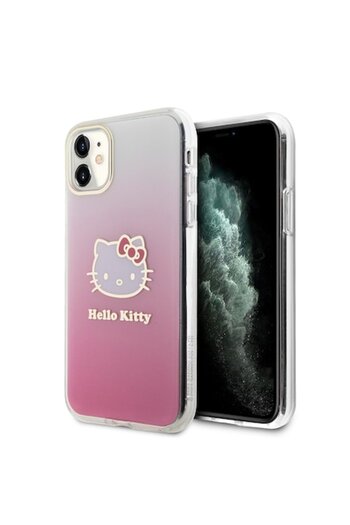 Hello Kitty Protective Case for iPhone 11, Timaconprotect, Z64, Thermoresistant Plastic, Soft Rose