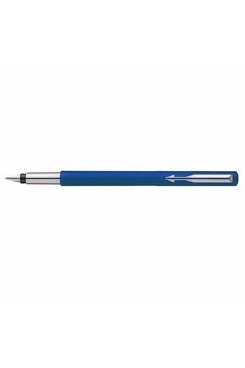 Parker Stilou, Parker, Vector, plastic, accesorii cromate, albastru + convertor + calimara cerneala