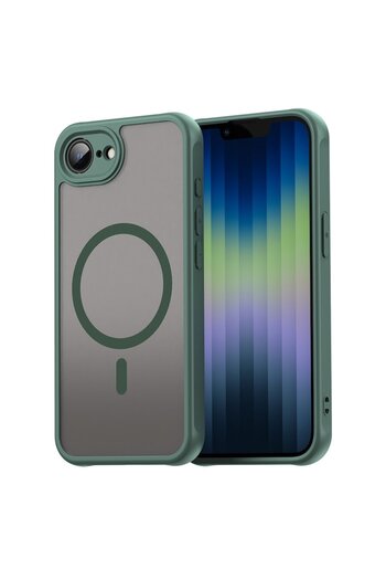 Tim High-Protection Case for iPhone 16e, N38, Hard Plastic, Green Forest