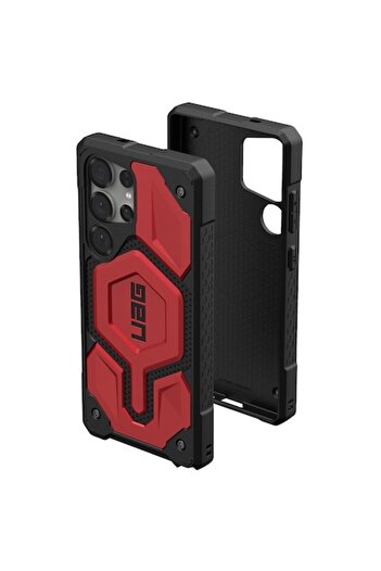 UAG High Protection Case for Samsung Galaxy S25 Ultra, O8, Hard Plastic, Crimson