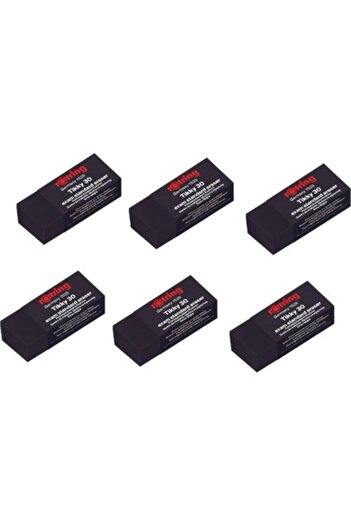 Rotring Γόμα εξετάσεων Tıkky 30 Μαύρη 6 Τεμάχια
