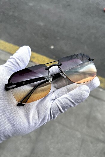 Roger Bacon Men's Sunglasses Gradient Glass Frameless