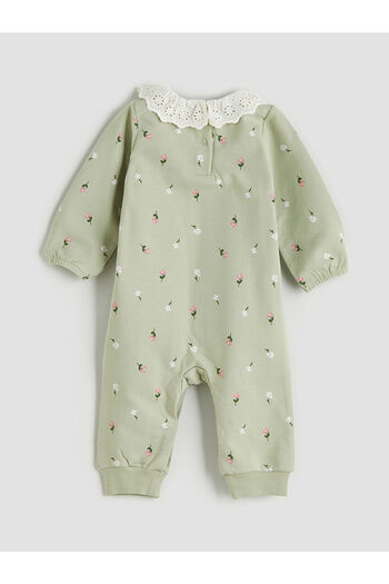 LC Waikiki Lcw Baby Crew Neck Baby Girl 2 Thread Jumpsuit