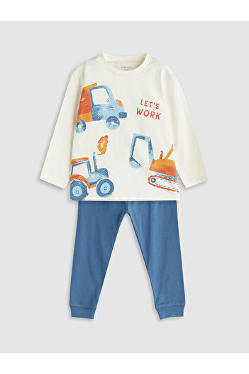LC Waikiki Yeni Sezon Bisiklet Yaka Erkek Bebek Pijama Takımı