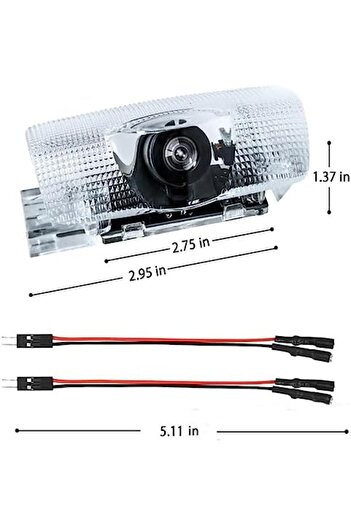 Hope 4 Pack LED Car Door Logo Light Courtesy Projector Laser Welcome Lights 3D Ghost Shadow Light