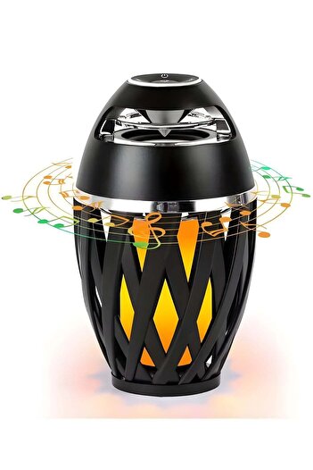 STONEGO Portable Bluetooth 5.0 Speaker with LED Flashlight, 5W Bass, 2000mAh Battery, IPX5 Waterproof
