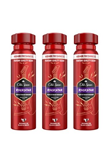 Old Spice Set 3 x Deodorant spray Old Spice Rockstar fără aluminiu, 150 ml