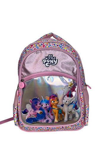 MY LITTLE PONY Pink Purple Colored Pony Patterned Children's Backpack