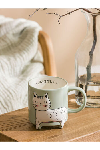 LC Waikiki Timeless Recommendations from Timeless Store |   Cat Printed Ceramic Mug 490 ml