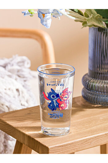 LC Waikiki Trending Products from Freezen Store |   Lilo and Stitch Printed Glass Cup 570 ml