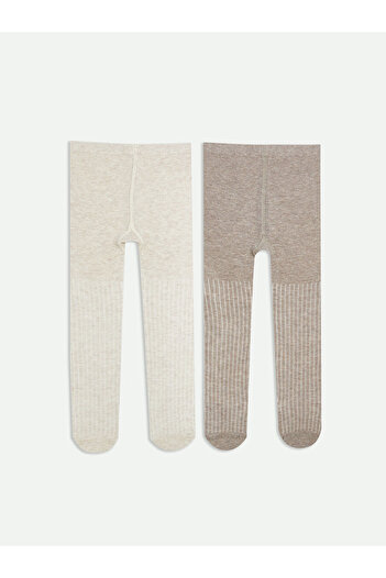 LC Waikiki Lcw Striped Boy's Pantyhose 2-Piece (W5)