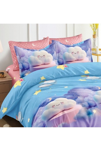 CHIRASO CHIRASO Bedding, ANIMATED FINE, ELASTIC Sheet 180x200+25cm, Duvet Cover 200x230cm, 4 Pillowcases