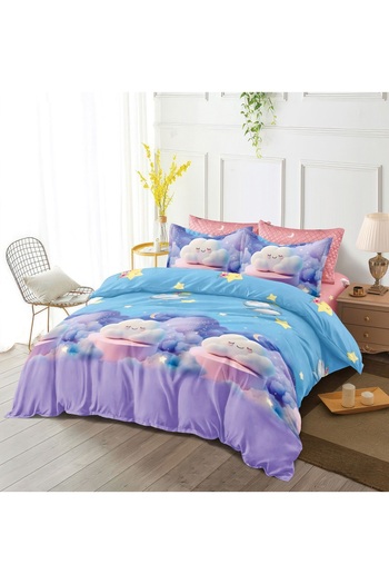 CHIRASO CHIRASO Bedding, ANIMATED FINE, ELASTIC Sheet 180x200+25cm, Duvet Cover 200x230cm, 4 Pillowcases