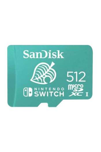 SanDisk بطاقة MicroSDXC UHS-I بسعة 512 جيجابايت لجهاز Nintendo Switch
