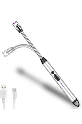 Taimi Pack of 10 SILVER Dual Model Lighter Electric Lighter