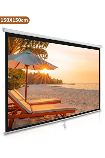 Taimi Manual Screen Projector Size 150X150cm