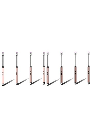 Taimi Pack of 8 ice gold Dual Model Lighter Electric Lighter