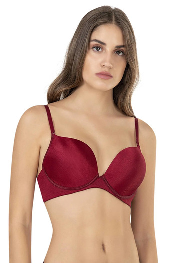 Le Jardin Micro-Coated Padded Magic 2 Size Larger Showing Push up Bra Clara Lj7033