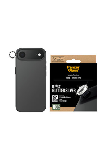 Panzer Glass Hoops Glitter Camera Lens Protector iPhone 17 Air - Silver