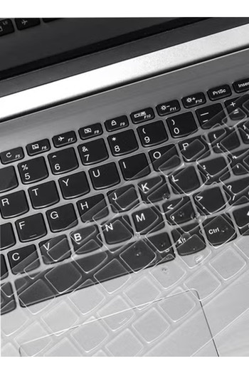 Taimi Ultra-Thin Silicone Waterproof Laptop Keyboard Cover, Transparent