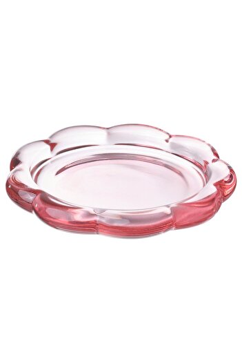 IKEA BLADFÅGEL Candle dish, pink, 11 cm