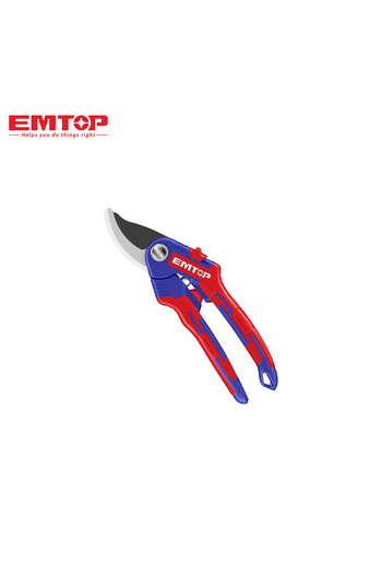 EMTOP Professional Pruning Shears - 8.5 Inch | Premium Carbon Steel Blade for Your Gardens