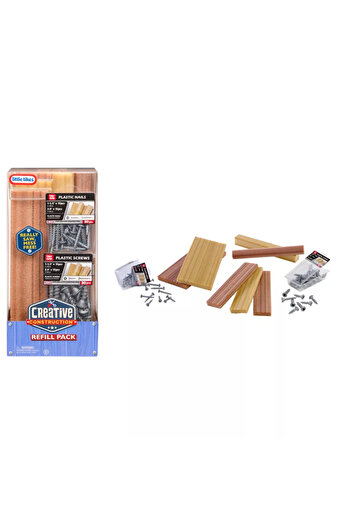 Little Tikes Creative Construction Wood, Nails & Screw Bundle