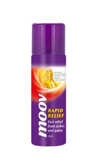 Moov Rapid Relief Spray Fast Relief For Pain In Muscles And Joints 150ml