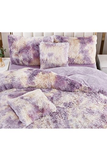 CHIRASO CHIRASO Bedding, FLUFFY Cocolino Fur, Bed Sheet 220x240cm, Duvet Cover 200x230cm, 4 Pillowcases