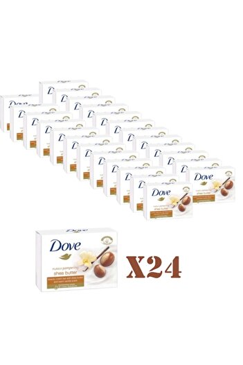 Dove Pampering Shea Butter Soap, Vanilla Scent, 24 pcs x 90g