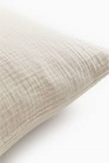GİNETEKS 100% Cotton 4 Layer 2 Piece Muslin Pillowcase