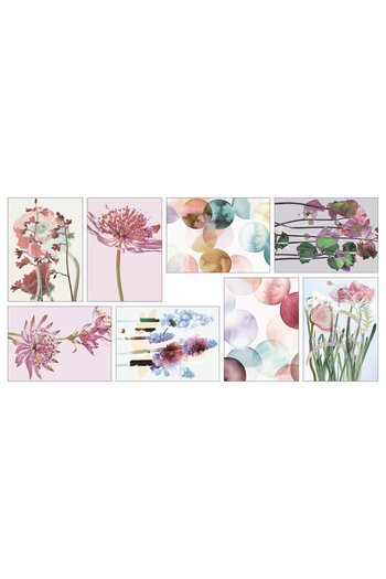 IKEA VÄXBO Art card, lush garden, 13 x 18 cm