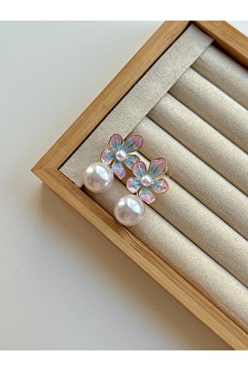 YOUES JEWELRY Steel Flower Women's Dangle Earrings