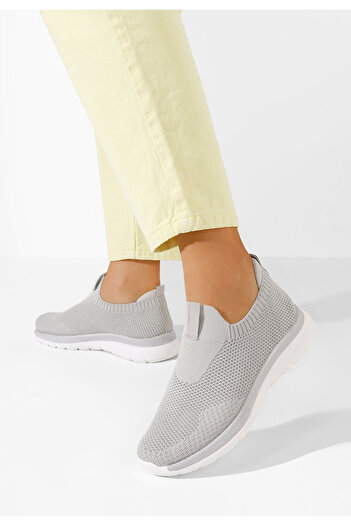 B T Shoes Šedé slip on tenisky Achara
