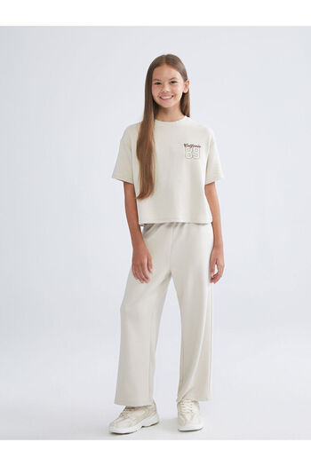LC Waikiki Timeless Recommendations from Timeless Store |   Crew Neck Girl's T-Shirt and Pants