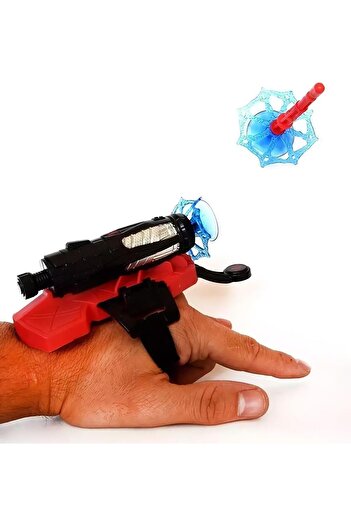 e-life shop Spider-Man Spiderman Web Design Suction Cup Launcher Bracelet Toy Set 1 Launcher 3 Suction Cups