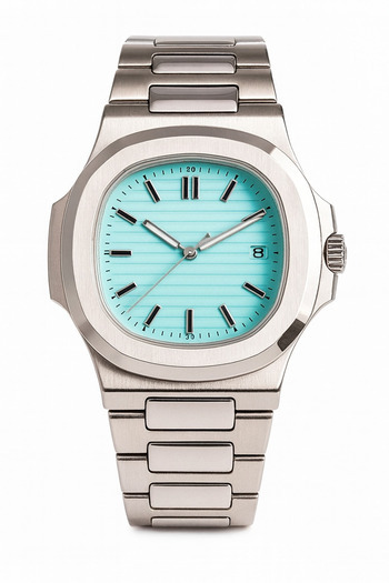 arpat time saat aksesuar Premium Men's Watch with Calendar, Turquoise Dial