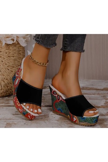 ARDSU Women's Wedge Heel Authentic Slippers