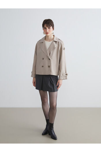 LC Waikiki Sparkling Selections from Shining Store |   Double-Breasted Collar Oversize Women's Trench Coat