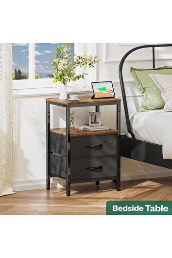 Tasamem Dafia Bedside table (2 drawers)