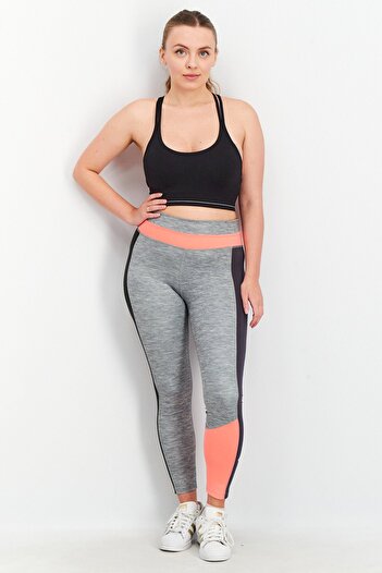 Nike Women Sportwear Fit Colorblocked Leggings, Smoke Combo
