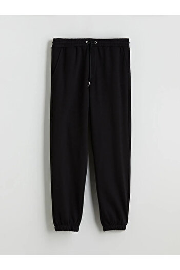LC Waikiki Lcwaikiki Classicblack Comfortable Fit Men's Thick Sweatpants